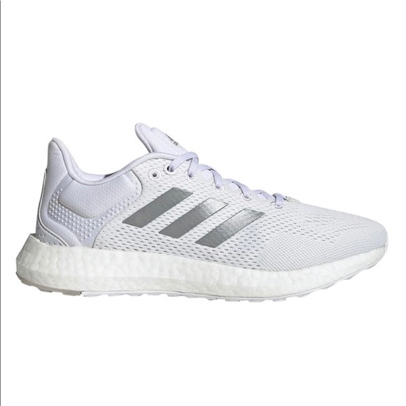 Adidas Pureboost 21 White Running Shoes. New In Box. Size 6 - Picture 2 of 8